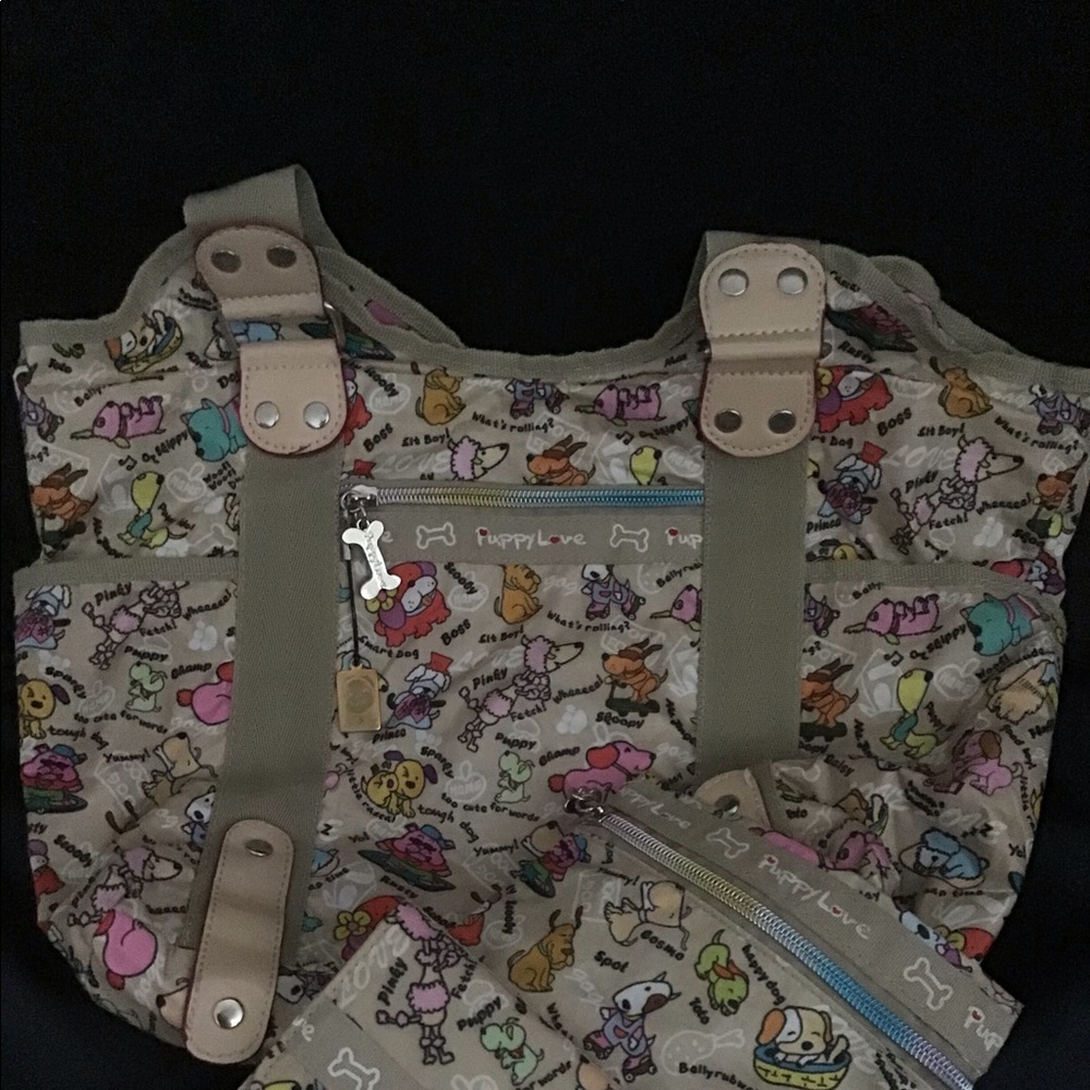 Vintage Bag w/matching wallet & pouch NWOT